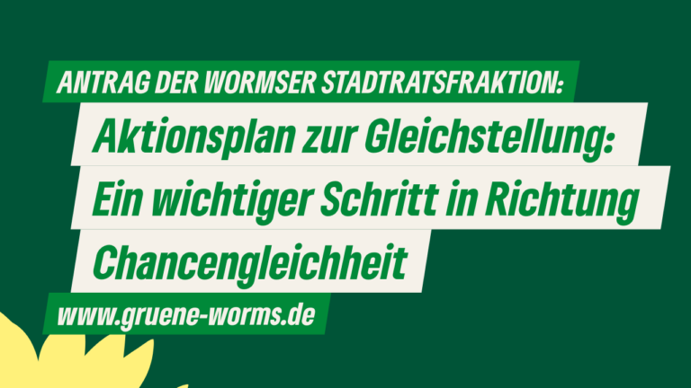 GRÜNE beantragen einen Aktionsplan zur Gleichstellung: Ein wichtiger Schritt in Richtung Chancengleichheit