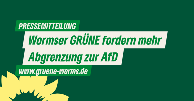 GRÜNE fordern mehr Abgrenzung zur AfD