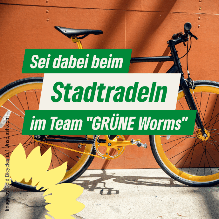 STADTRADELN – GRÜNE Worms sind dabei