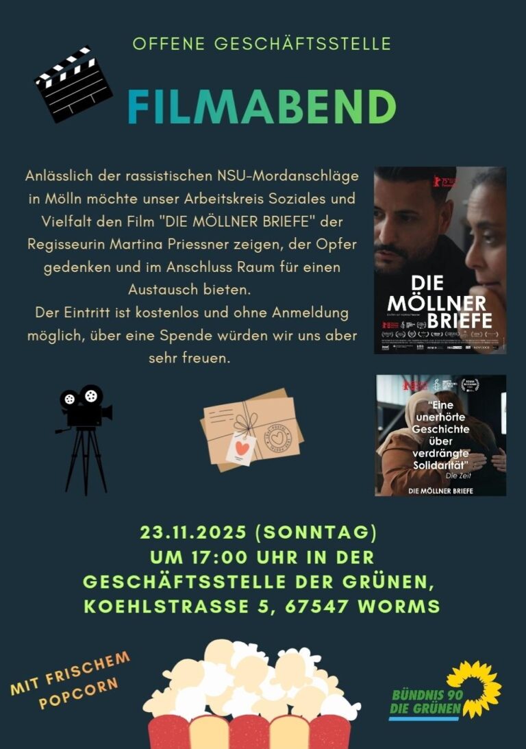 Einladung zum Filmabend – „DIE MÖLLNER BRIEFE“