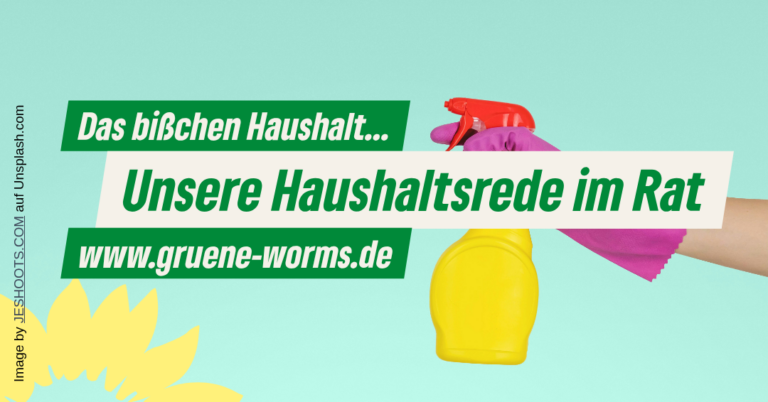 Unsere Rede zum Haushalt