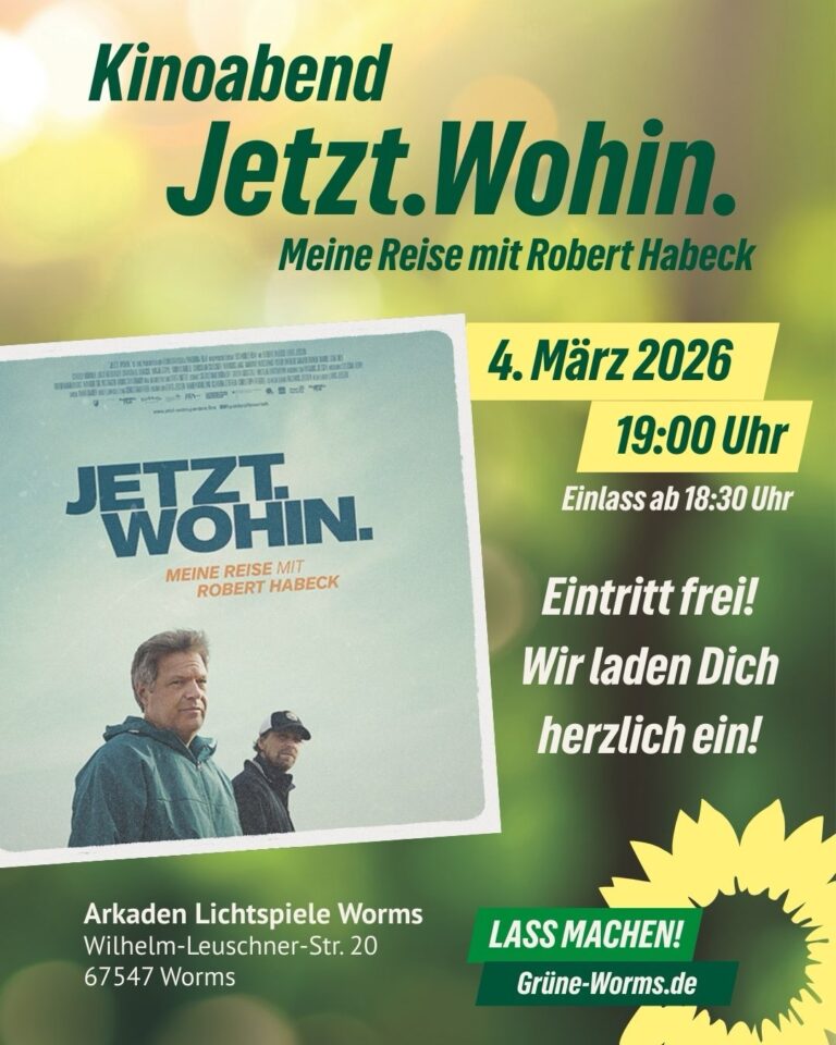 Kinoabend: Jetzt. Wohin. Meine Reise mit Robert Habeck
